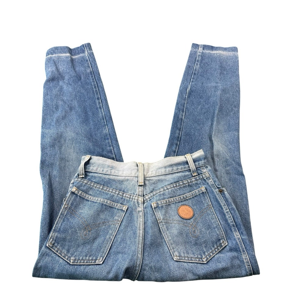 Moschino Acid Washed Wide Leg High Waist VTG Womens Jeans 26x30
